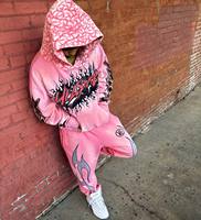 Sudadera con Capucha Personalizada para Hombre, con Estampado Puff, de Felpa Gruesa, para Otoño e Invierno, Estilo Urbano, Fabricación al por Mayor