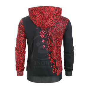 Sudaderas con Capucha de Invierno Cálidas 100% Algodón con Estampado por Sublimación Personalizado para Hombre, Ropa Casual Transpirable de Secado Rápido, Diseño Ecológico con Bolsillos - Product Image 2