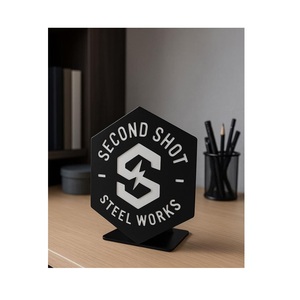 Étiquettes personnalisées en métal pour logo de marque, accessoires gravés en gros - Product Image 1