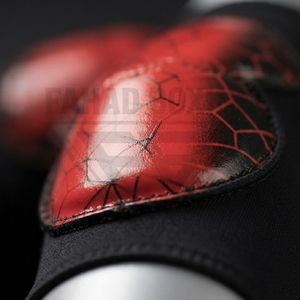 Manchons de protection pour les coudes, couleur noir et rouge, haute résistance, avec rembourrage renforcé, pour équipement sportif, boxe, MMA. - Product Image 5