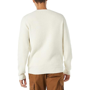 Pull en maille gaufrée respirant personnalisé pour homme – Col rond, manches longues, chaud et décontracté pour l'automne et l'hiver - Product Image 3
