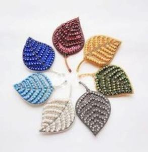 Pendentif ethnique perlé Zari pour Ramadan, Aïd, décoration de Noël, porte-clés, perles, broderie Zari, patch - Product Image 2