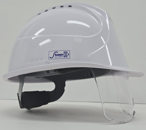 Casque industriel STH-3502A de Corée CE EN397 EN166 Certificat de type certifié Capuchon de sécurité ventilé avec visière Casque de sécurité - Product Image 6