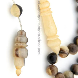 Rosario de Cuerno de Búfalo con 99 Cuentas, Joyería Islámica, Certificado IGI, Color Personalizable, Cuentas de 100 mm, por Falak World Export - Product Image 6