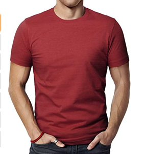 T-shirt décontracté en coton uni pour homme, col rond, doux et confortable, coupe classique, à porter au quotidien en été - Product Image 4