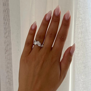 Global Gems IGI Certified Oval Cut Lab Grown Diamond Luxury Engagement Wedding <b>Ring</b> 2.50Carat <b>14K</b> <b>Gold</b> Plated Unisex Party Gift - Product Image 3