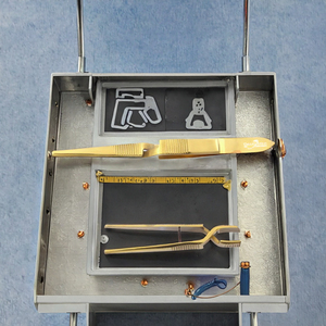 Pinces à cheveux manuelles de qualité supérieure en titane et acier inoxydable, pour greffe de cheveux, épilation et extraction, réutilisables, certifiées CE - Product Image 3