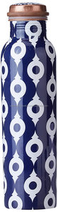 <b>Metal</b> Drinkware COPPER <b>WATER</b> <b>BOTTLE</b> FLORAL DESIGN MULTI COLOR <b>1</b> <b>LITRE</b> <b>BOTTLE</b> - Product Image 5