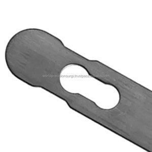 Lame d'ostéotome interchangeable droite, instrument chirurgical orthopédique pour la coupe osseuse, ensemble d'outils de précision réutilisables en acier inoxydable - Product Image 5