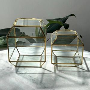 Geometric <b>Lantern</b> Wholesale Bulk MOQ Metal Candle Holder for Home Hotel Restaurant <b>Indoor</b> Outdoor Decor - Product Image 5