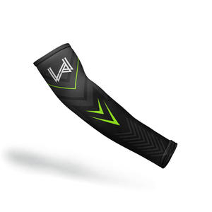 Manches de compression longues pour hommes, imprimées sur mesure, anti-UV, anti-bactériennes, en tissu polyester respirant pour la gym, le fitness et le cyclisme - Product Image 2