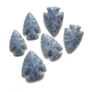 Puntas de Flecha de Piedra Natural: Aventurina Azul, Jaspe Fantasía, Cristal. Puntas de Flecha Curativas. Gemas para Mayoristas de Cristales. - Product Image 2