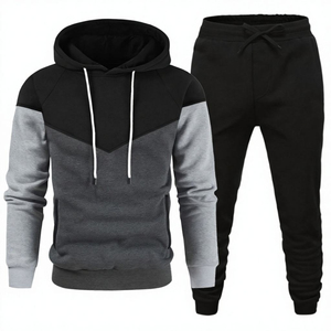 Sweat-shirts pour femmes en polyester, survêtements de jogging pour hommes, sweats à capuche zippés slim fit pour hommes, ensembles de survêtements de luxe - Product Image 4