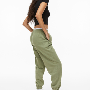 Pantalones Deportivos Holgados de Color Sólido con Cordón Ajustable, Pantalones de Pierna Recta, Pantalones Deportivos Extra Grandes - Product Image 3