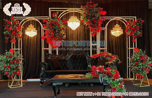 ซุ้มโลหะสำหรับงานแต่งงาน,ชุดซุ้มโลหะสำหรับงานแต่งงานซุ้มโลหะแบบพิเศษสำหรับเวทีรับสัญญาณ - Product Image 4