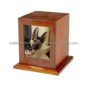 Venta al por mayor caja de urnas de madera para cenizas de mascotas urnas de cremación de madera para cenizas de perros y gatos urnas de palisandro a bajo precio - Product Image 2