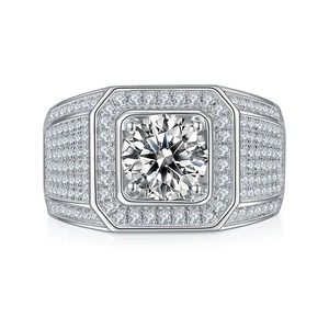 Bague de fiançailles pour femme en or massif 9 carats avec diamant taille brillant rond, sertissage halo et pavé, style classique certifié - Product Image 3