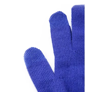 Guantes de Algodón hasta la Muñeca, Color Azul Liso, Cálidos para Invierno, Uso Diario, Guantes de Algodón Suave Tejido, Transpirables, Sin Pelusas, Protección para las Manos - Product Image 6