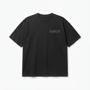 T-shirt Homme 2026 Personnalisé de Haute Qualité, Uni, Couleur Unie, Coupe Oversize, Manches Courtes, Col Rond, 100% Coton - Product Image 1