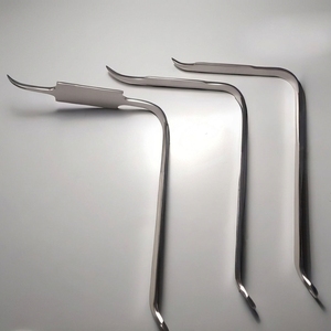 Farhan Products & Co - Juego de 10 Retractores de Rodilla Hohmann Curvos, Instrumentos ORL de Acero Inoxidable, Reutilizables y Esterilizables, Mango de 7'' - Product Image 1