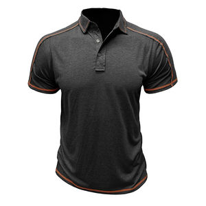 Camiseta Polo Deportiva de Manga Corta para Hombre, Ropa Masculina, Cuello Camisero, Camiseta Informal para Hombre - Product Image 1