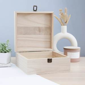 Boîte de rangement pour bijoux en bois de qualité supérieure, organisateur décoratif en bois pour bijoux, accessoires et trésors personnels - Product Image 4