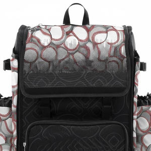 Sacs de baseball sportifs avec logo personnalisé, sacs de baseball par sublimation, prix de gros, sacs à roulettes, sacs de baseball en polyester pour adultes - Product Image 6