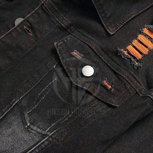 Ropa para Hombre, Estilo Clásico, Cierre de Botones, Manga Larga, Cómoda, Informal, Chaqueta de Mezclilla para Exteriores - Product Image 3