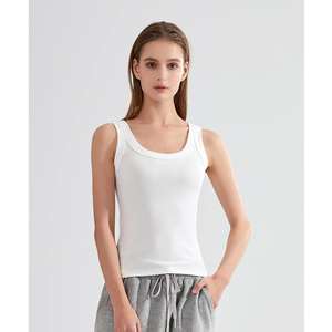 Nouveau débardeur de sport sans manches pour femme, imprimé animal, col à nœud, 100 % coton, séchage rapide, style vintage, meilleure vente 2026 - Product Image 5