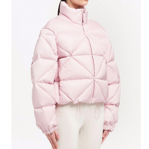 Chaqueta Corta Acolchada para Mujer, Chaqueta Corta con Cierre, Ecológica, Resistente al Viento y Transpirable para Invierno - Product Image 6