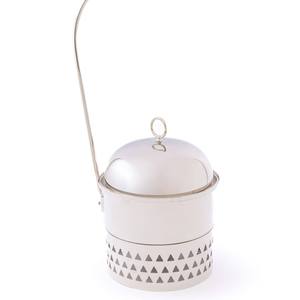 Calentador de Comida Redondo de Acero Inoxidable de Lujo al por Mayor para Buffet con Tapa Colgante y Perforada - Product Image 4