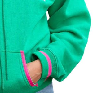 Sweat à capuche AKA Green Varsity Legacy pour femme, broderie chenille lettres grecques, pull premium décontracté et confortable - Product Image 5