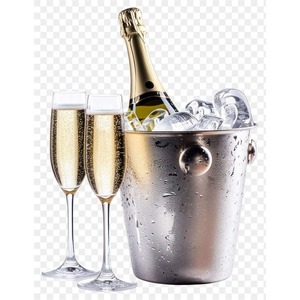 Champagne party decoration drink display sophisticated party setup fine dining beverage service celebratory drink <b>table</b> - Product Image 4