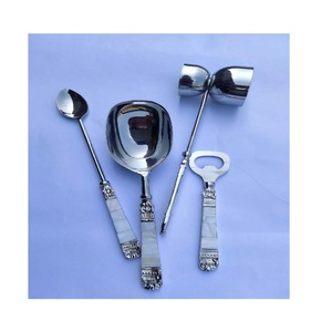 Royal Looking Resin Handle Nickel Plated Cutlery Set Exclusive Design Flatware Set Bulk Quantity Cheese Cutting <b>Tool</b> - Product Image 5