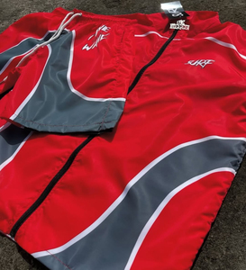 Custom Logo Breathable Nylon Tracksuit Unisex Windbreaker <b>Jacket</b> with Shorts Streetwear Wholesale - Product Image 4