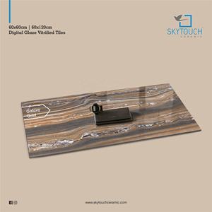 Exportador líder indio, 60x120 cm, nuevos diseños, baldosas de suelo verificadas esmaltadas, baldosas de porcelana pulida, baldosas de mármol marrón - Product Image 3