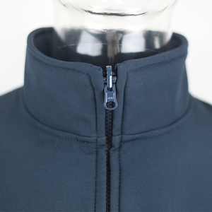 Veste tactique softshell personnalisée avec broderie, col en polaire, respirante, vêtements de travail pour la construction - Product Image 4