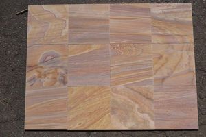 Carrelage en grès arc-en-ciel, surface polie, design rustique, revêtement de sol pour cour, terrasse, pierre décorative arc-en-ciel - Product Image 6