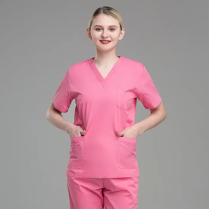 Uniforme de Hospital Personalizado para Mujer, Uniforme Quirúrgico Elástico y Cómodo para Enfermeras y Doctoras - Product Image 3