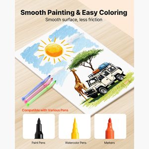 Lot de 12 plaques de mousse blanches de 24 x 36 pouces, épaisseur 3/16 pouces, double face, sans acide, pour l'artisanat et le montage sur polyfoam - Product Image 2