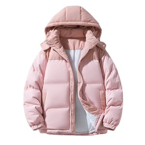 Veste matelassée pour homme surdimensionnée de haute qualité, personnalisée, avec capuche, rembourrage en coton, fermeture éclair, écologique - Product Image 6