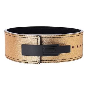 Ceintures à boucle à levier en cuir véritable, ajustables, personnalisables avec logo, pour fitness, entraînement en salle de sport, faites à la main, pour femmes et hommes - Product Image 5