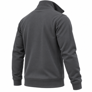 Sudadera de Forro Polar con Cuello Alto y Media Cremallera para Hombre, con Logotipo Personalizado, Cálida para Invierno, Ropa Deportiva Personalizada para Hombre - Product Image 4