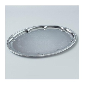 Restaurant <b>Gold</b> <b>Serving</b> <b>Tray</b> Dessert Plates Cake Snack Storage Plate for Wedding Party Stainless Steel <b>Serving</b> Plates - Product Image 3