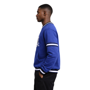 Sudadera de Cuello Redondo con Cresta Azul de Phi Beta Sigma, Ropa de Fraternidad Griega con Diseño Clásico de Chenille, Comodidad y Estilo - Product Image 3