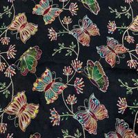 Tissu imprimé personnalisé avec broderie, sequins, dentelle, maille, organza pour vêtements africains Abaya Kaftan – Marchés des acheteurs