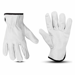Gants de travail en cuir de chèvre de haute qualité, résistants, pour la protection personnelle, durables, résistants à la chaleur, gants de jardinage - Product Image 2