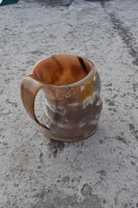 Mug à bière et à vin en corne de buffle, surface polie, design moderne, compatible lave-vaisselle, personnalisable - Product Image 5