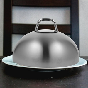 Grade <b>Round</b> Stainless Steel <b>Table</b> Dome Lid Stainless Steel Food <b>Cover</b> Best <b>table</b> Organizer Crafts With Amazing Price - Product Image 4