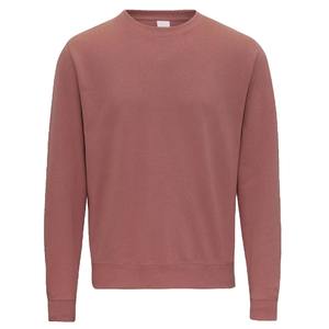 Sudadera de Cuello Redondo Roja para Hombre, Corte Regular, Color Sólido, Informal, Manga Larga, Tejido de Punto, Ecológica y Transpirable - Product Image 3